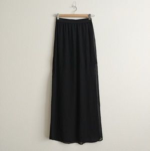 Black Maxi Skirt
